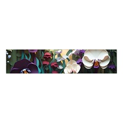 Ai Generated Flower Orchids Bloom Flora Nature Velvet Scrunchie by Ravend