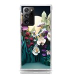 Ai Generated Flower Orchids Bloom Flora Nature Samsung Galaxy Note 20 Ultra TPU UV Case Front