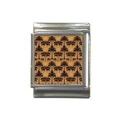 Ai Generated Camels Palm Trees Pattern Italian Charm (13mm) by Ravend