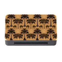 Ai Generated Camels Palm Trees Pattern Memory Card Reader With Cf by Ravend