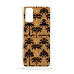 Ai Generated Camels Palm Trees Pattern Samsung Galaxy S20 6 2 Inch Tpu Uv Case by Ravend