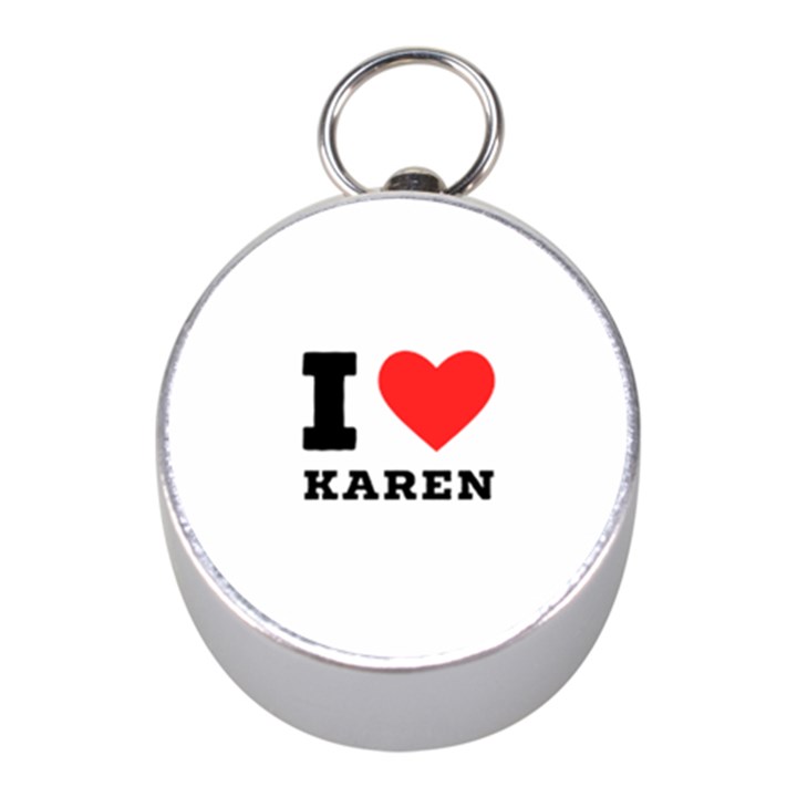 I love karen Mini Silver Compasses