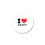 I love nancy Golf Ball Marker Front