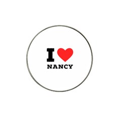 I Love Nancy Hat Clip Ball Marker (4 Pack) by ilovewhateva