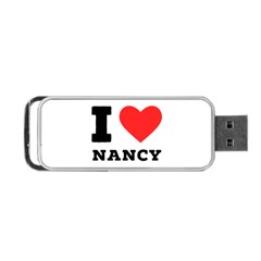 I Love Nancy Portable Usb Flash (one Side) by ilovewhateva