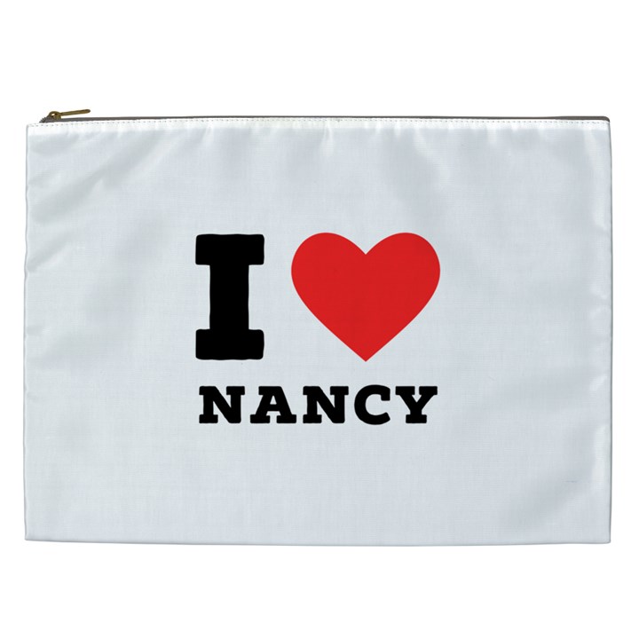 I love nancy Cosmetic Bag (XXL)