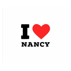 I Love Nancy Premium Plush Fleece Blanket (small) by ilovewhateva