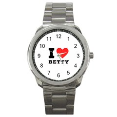 I Love Betty Sport Metal Watch by ilovewhateva