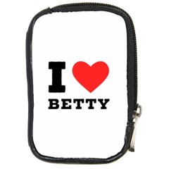 I Love Betty Compact Camera Leather Case by ilovewhateva