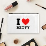 I love betty Cosmetic Bag (Medium) Front