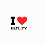 I love betty Small Garden Flag (Two Sides) Back