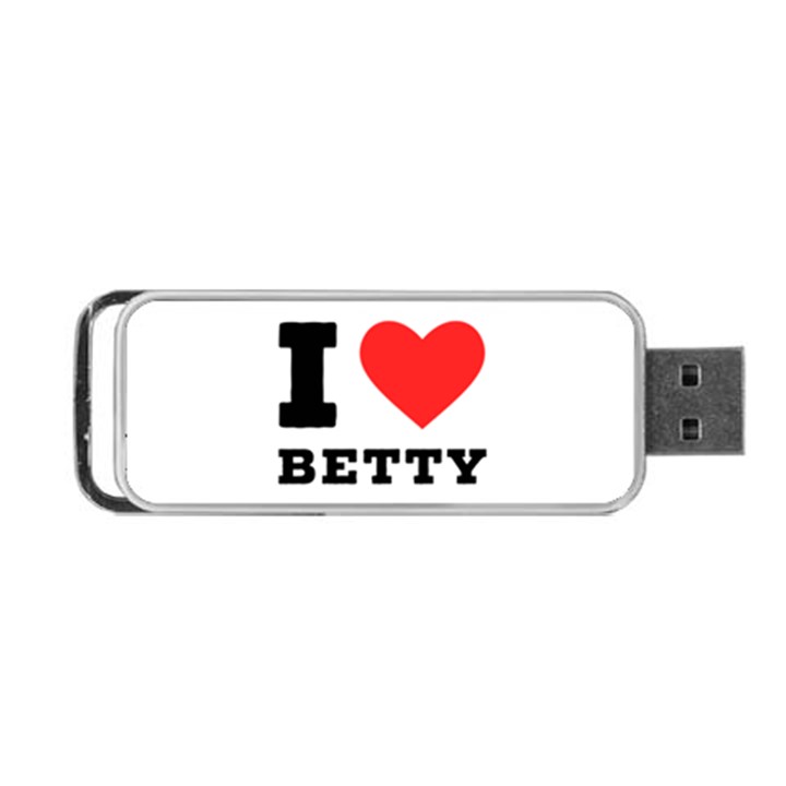 I love betty Portable USB Flash (One Side)