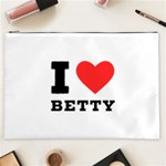 I love betty Cosmetic Bag (XXL) Front