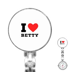 I Love Betty Stainless Steel Nurses Watch by ilovewhateva