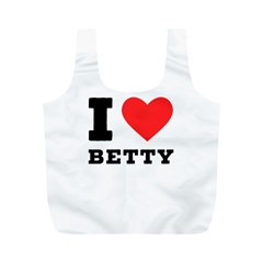 I Love Betty Full Print Recycle Bag (m) by ilovewhateva