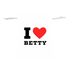 I Love Betty Lightweight Drawstring Pouch (s) by ilovewhateva