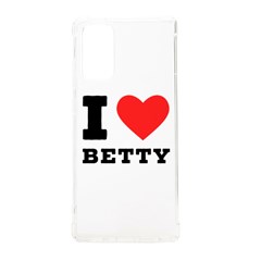 I Love Betty Samsung Galaxy Note 20 Tpu Uv Case by ilovewhateva