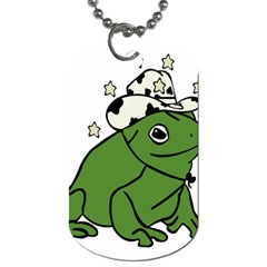 Frog With A Cowboy Hat Dog Tag (one Side)