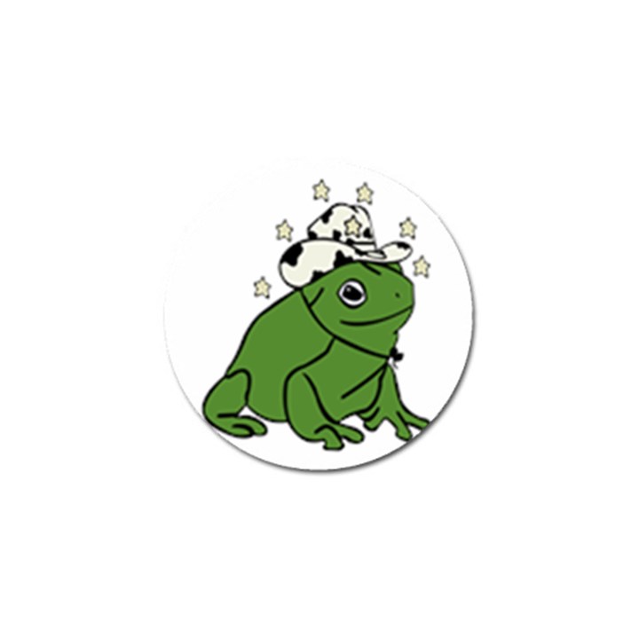 Frog with a cowboy hat Golf Ball Marker