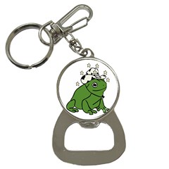 Frog With A Cowboy Hat Bottle Opener Key Chain