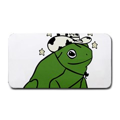 Frog With A Cowboy Hat Medium Bar Mat by Teevova