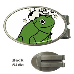 Frog With A Cowboy Hat Money Clips (oval) 