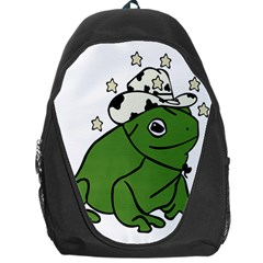 Frog With A Cowboy Hat Backpack Bag by Teevova