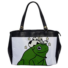 Frog With A Cowboy Hat Oversize Office Handbag