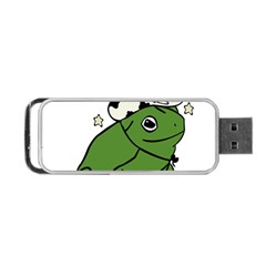 Frog With A Cowboy Hat Portable Usb Flash (two Sides)