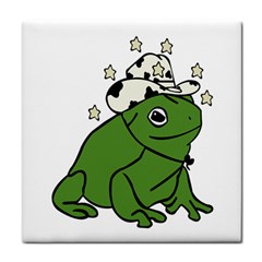 Frog With A Cowboy Hat Face Towel