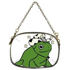 Frog With A Cowboy Hat Chain Purse (two Sides) by Teevova