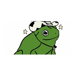 Frog With A Cowboy Hat Satin Wrap 35  X 70  by Teevova