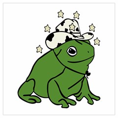 Frog With A Cowboy Hat Lightweight Scarf  by Teevova