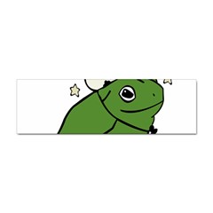 Frog With A Cowboy Hat Sticker (bumper) by Teevova