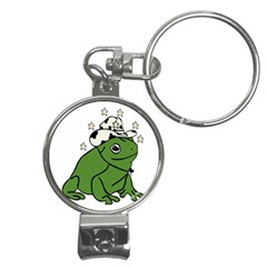 Frog With A Cowboy Hat Nail Clippers Key Chain by Teevova