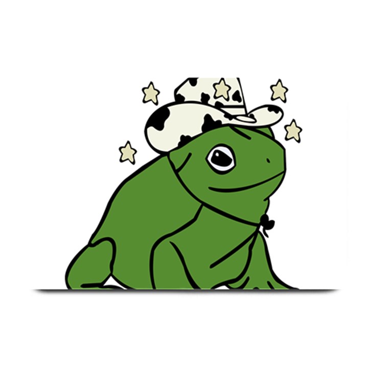 Frog with a cowboy hat Plate Mats