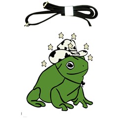 Frog With A Cowboy Hat Shoulder Sling Bag by Teevova