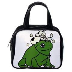 Frog With A Cowboy Hat Classic Handbag (one Side) by Teevova