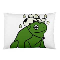 Frog With A Cowboy Hat Pillow Case (two Sides) by Teevova