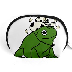 Frog With A Cowboy Hat Accessory Pouch (medium) by Teevova