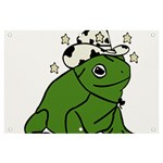 Frog with a cowboy hat Banner and Sign 6  x 4  Front