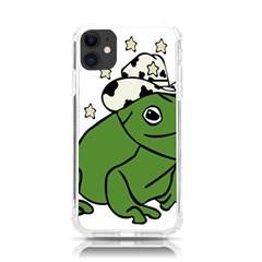 Frog With A Cowboy Hat Iphone 11 Tpu Uv Print Case by Teevova