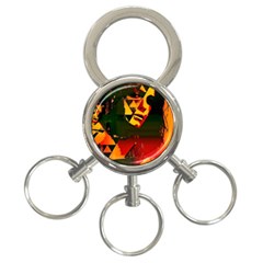 Counting Coup 3-ring Key Chain by MRNStudios