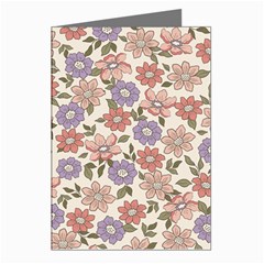 Flowers Petals Plants Floral Print Pattern Design Greeting Cards (pkg Of 8) by Ravend