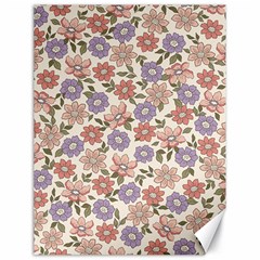 Flowers Petals Plants Floral Print Pattern Design Canvas 18  X 24  by Ravend