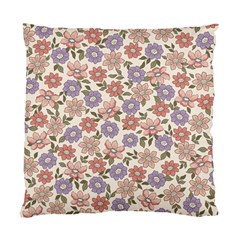 Flowers Petals Plants Floral Print Pattern Design Standard Cushion Case (two Sides) by Ravend