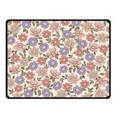 Flowers Petals Plants Floral Print Pattern Design Fleece Blanket (small) by Ravend