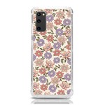 Flowers Petals Plants Floral Print Pattern Design Samsung Galaxy S20 6.2 Inch TPU UV Case Front