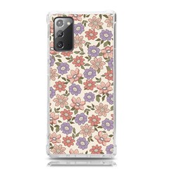 Flowers Petals Plants Floral Print Pattern Design Samsung Galaxy Note 20 Tpu Uv Case by Ravend