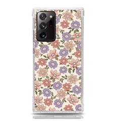 Flowers Petals Plants Floral Print Pattern Design Samsung Galaxy Note 20 Ultra Tpu Uv Case by Ravend